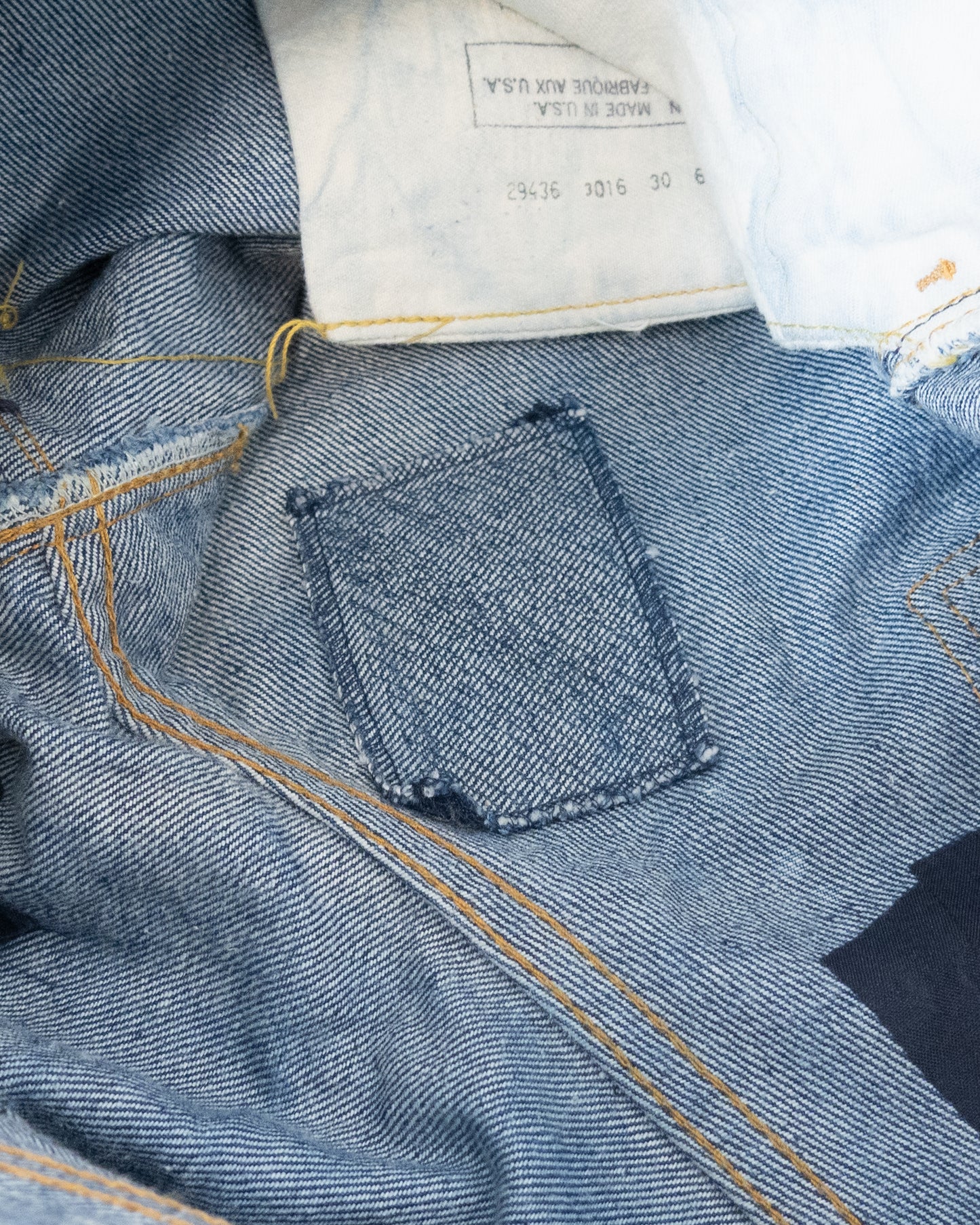 Vintage "Levi's" 646 Big E flare denim pants