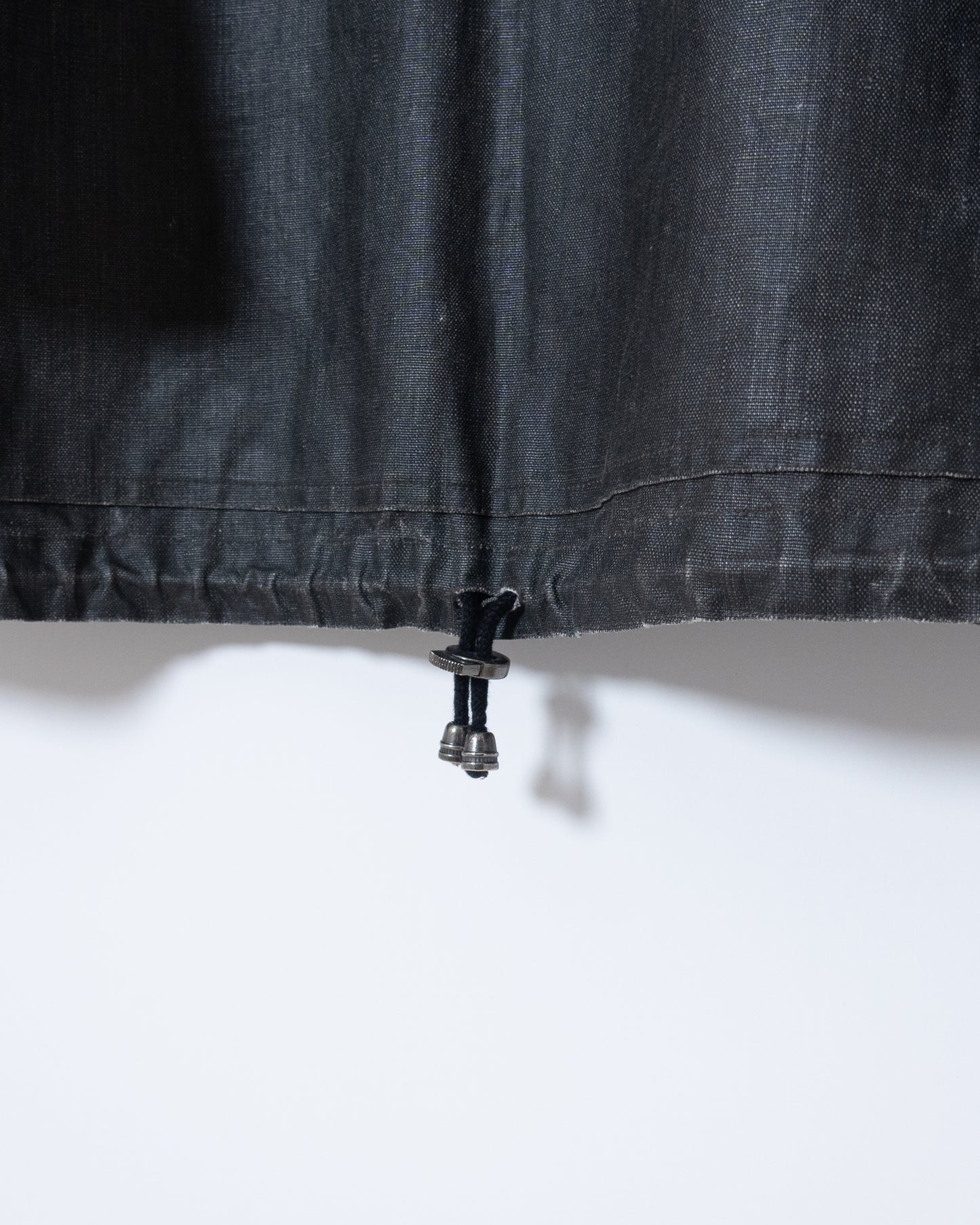 "FLAX" coating linen anorak parka