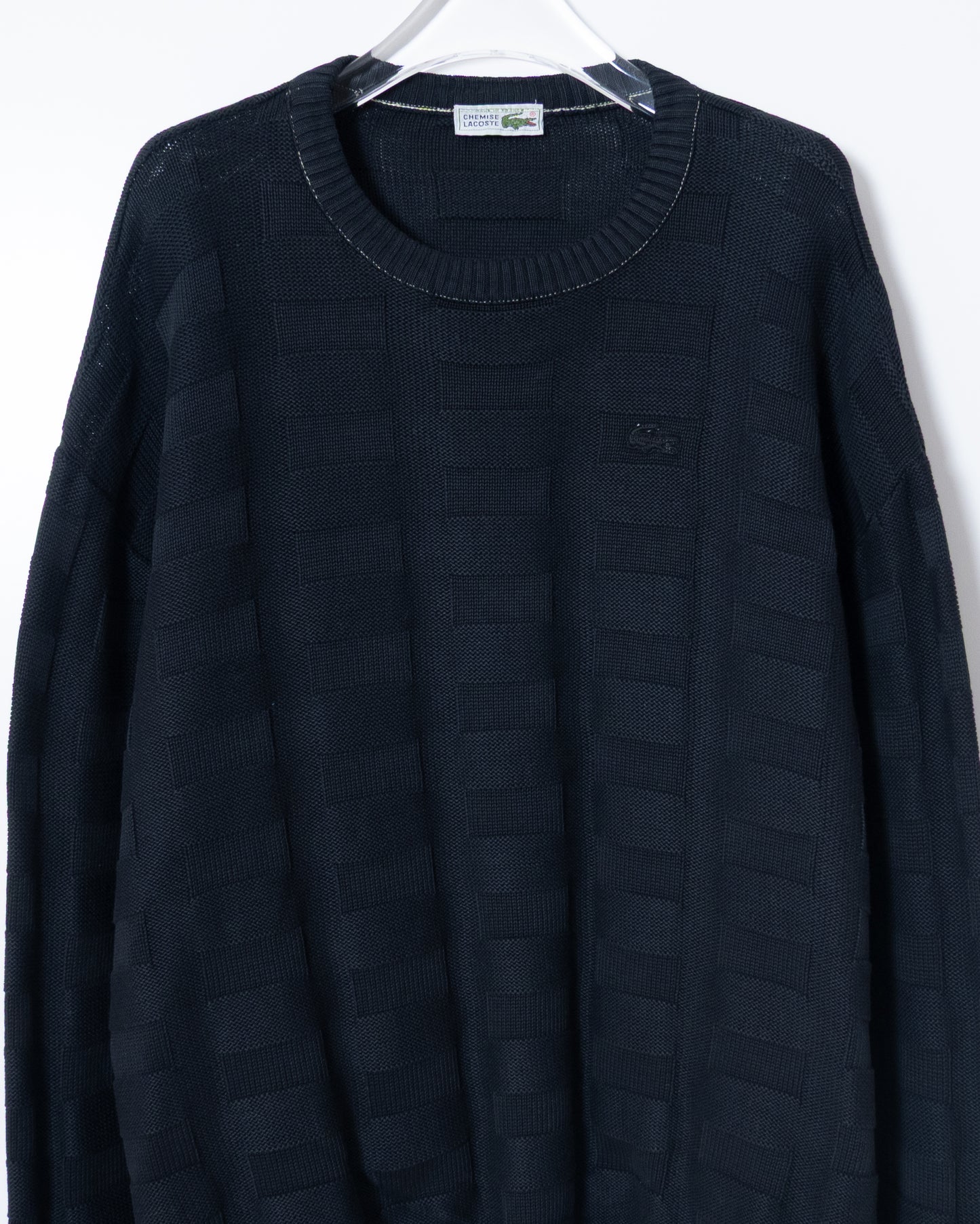 Lacoste overdyed knit?