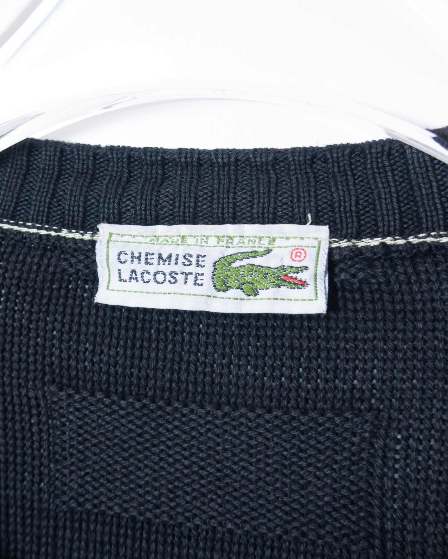 Lacoste overdyed knit?