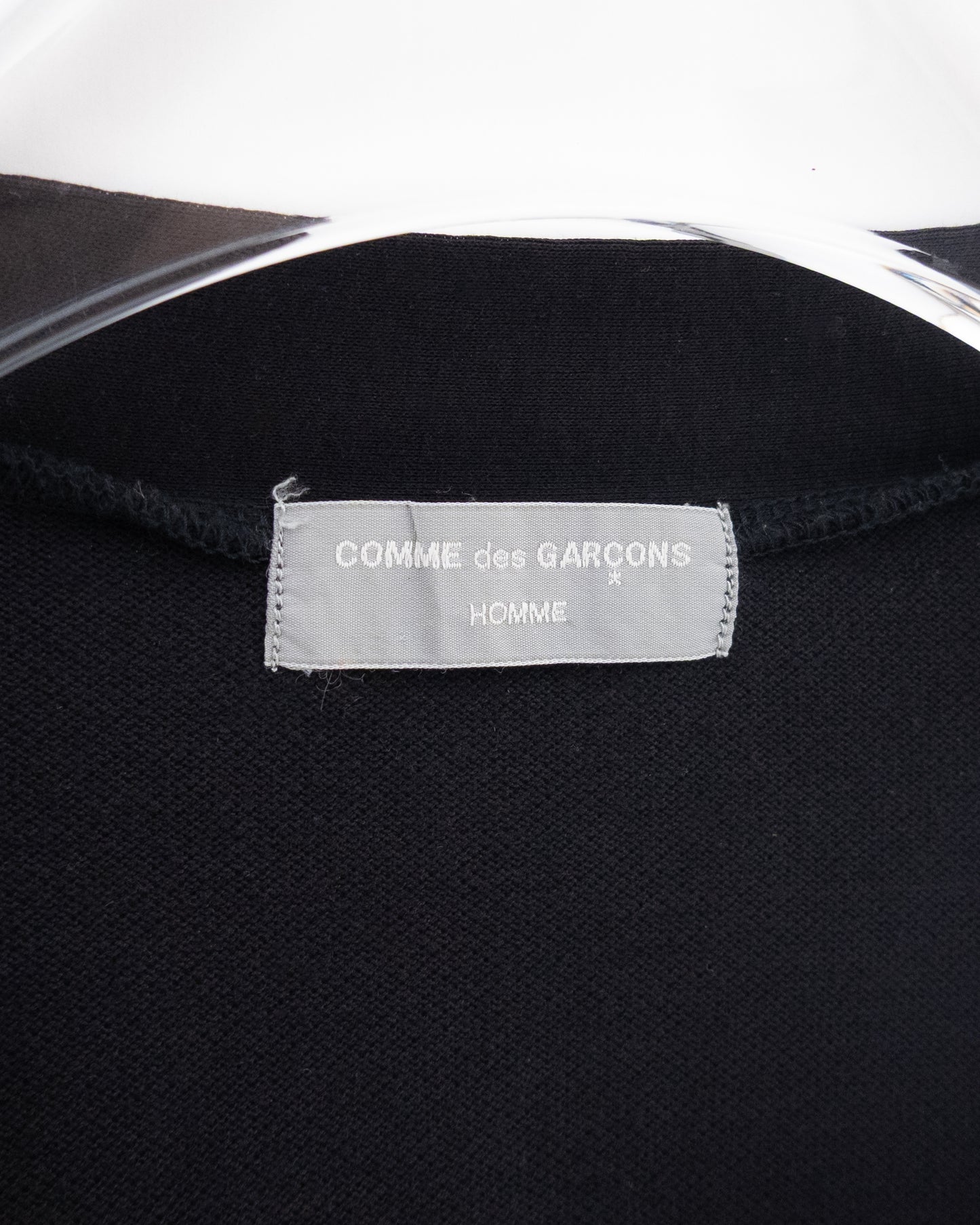 "COMME des GARÇONS HOMME" cotton knit cardigan