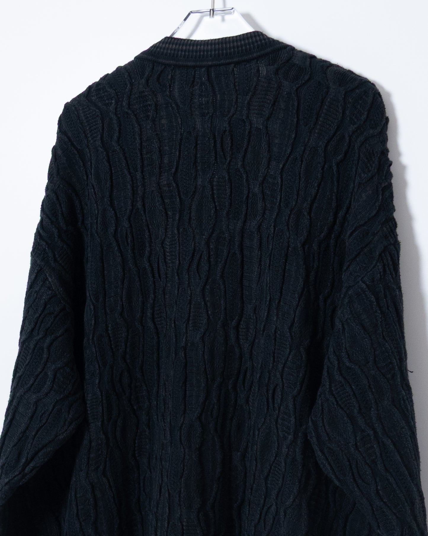 CARLO COLUCCI" 3D knit cardigan
