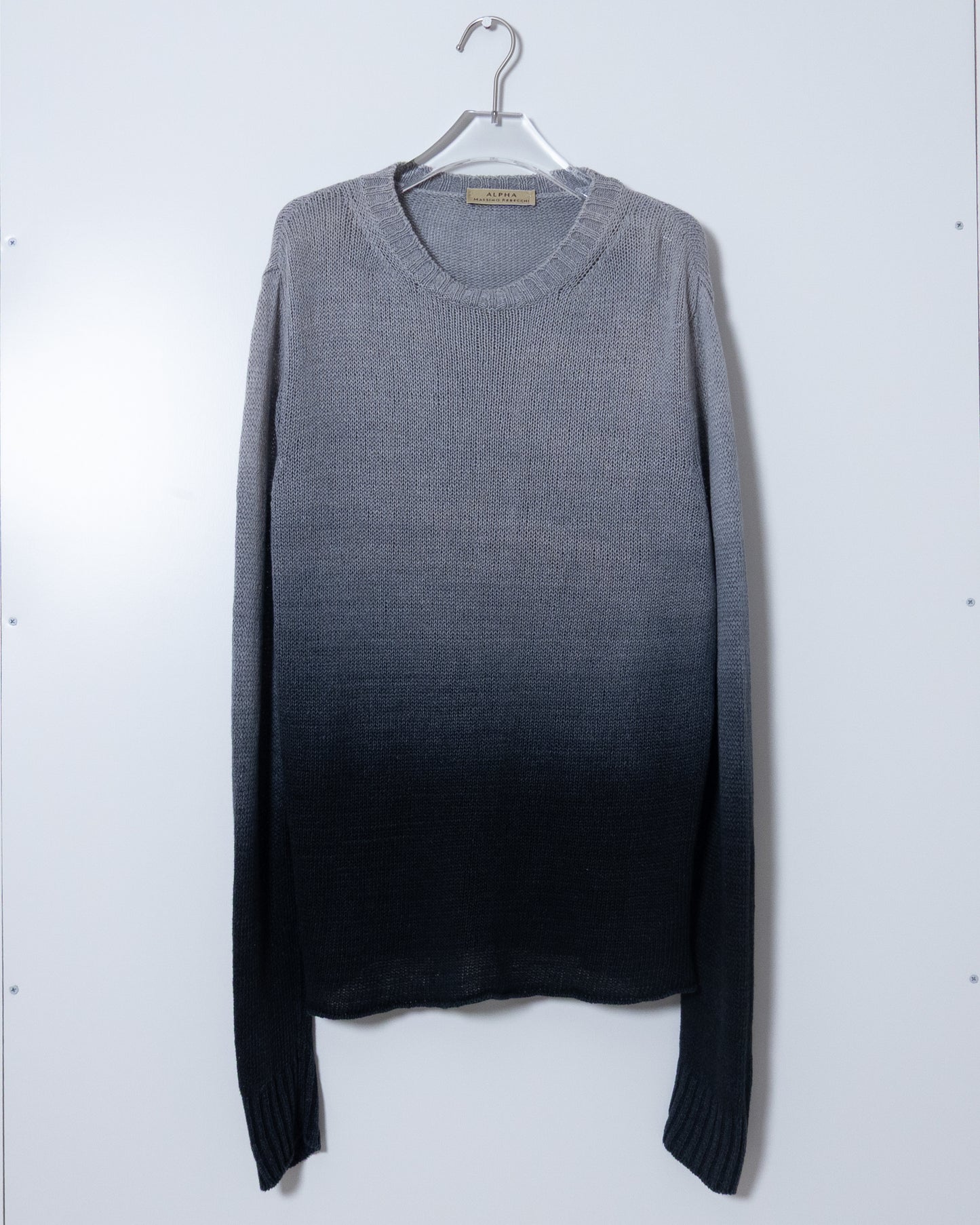 gradation linen knit sweater