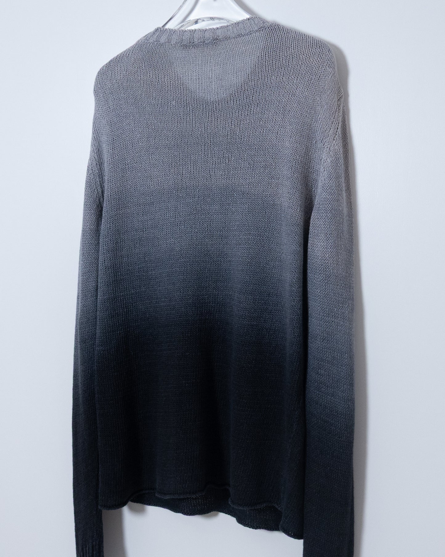 gradation linen knit sweater