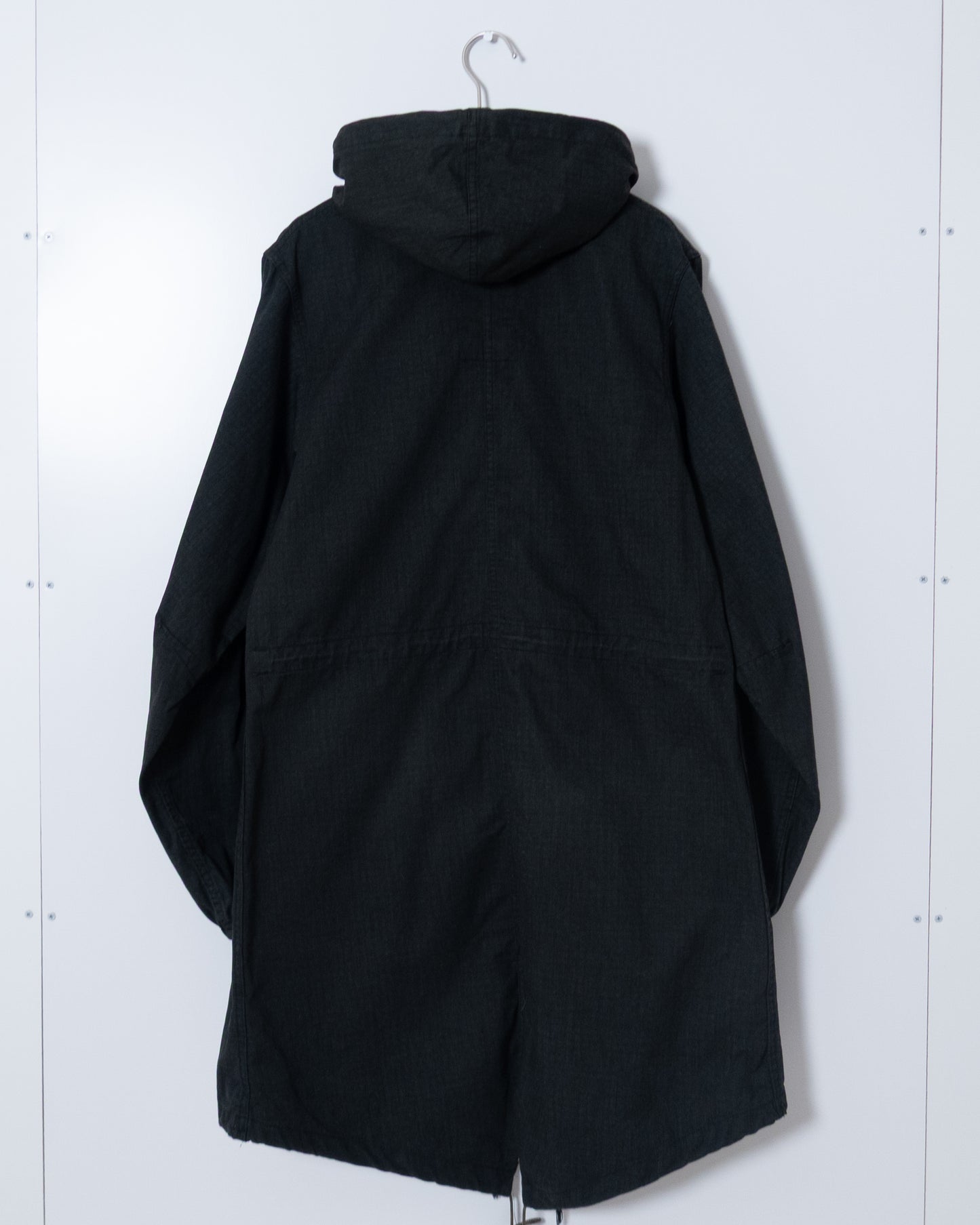 US Army After Dye Hooded Coat Black