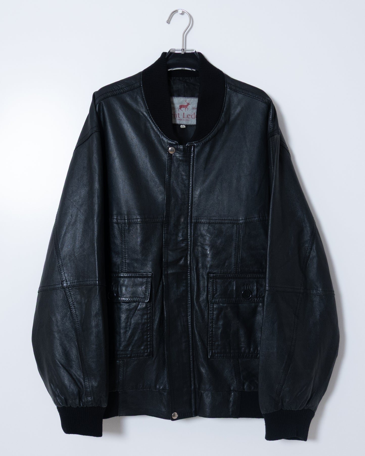 Deerskin leather jacket