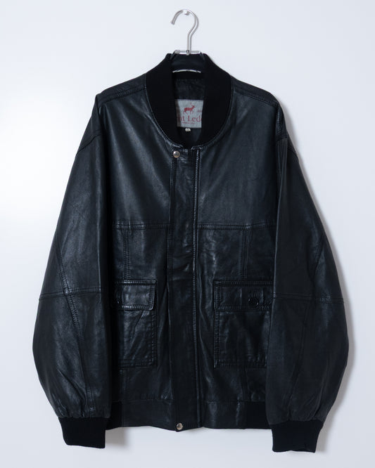 Deerskin leather jacket