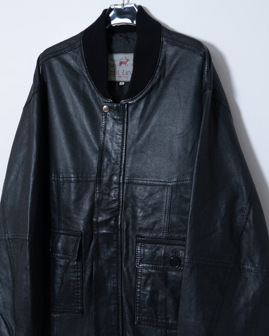 Deerskin leather jacket