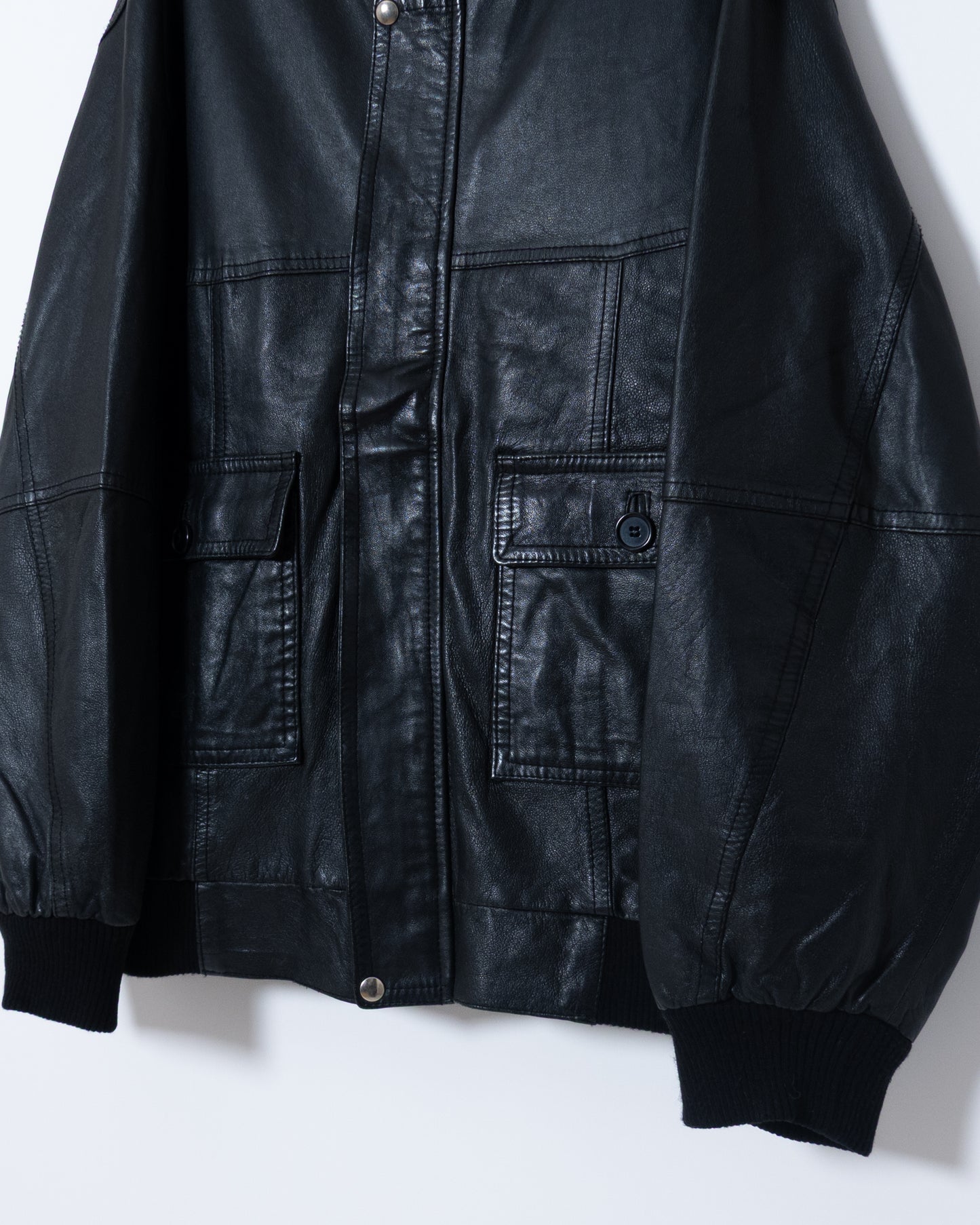 Deerskin leather jacket