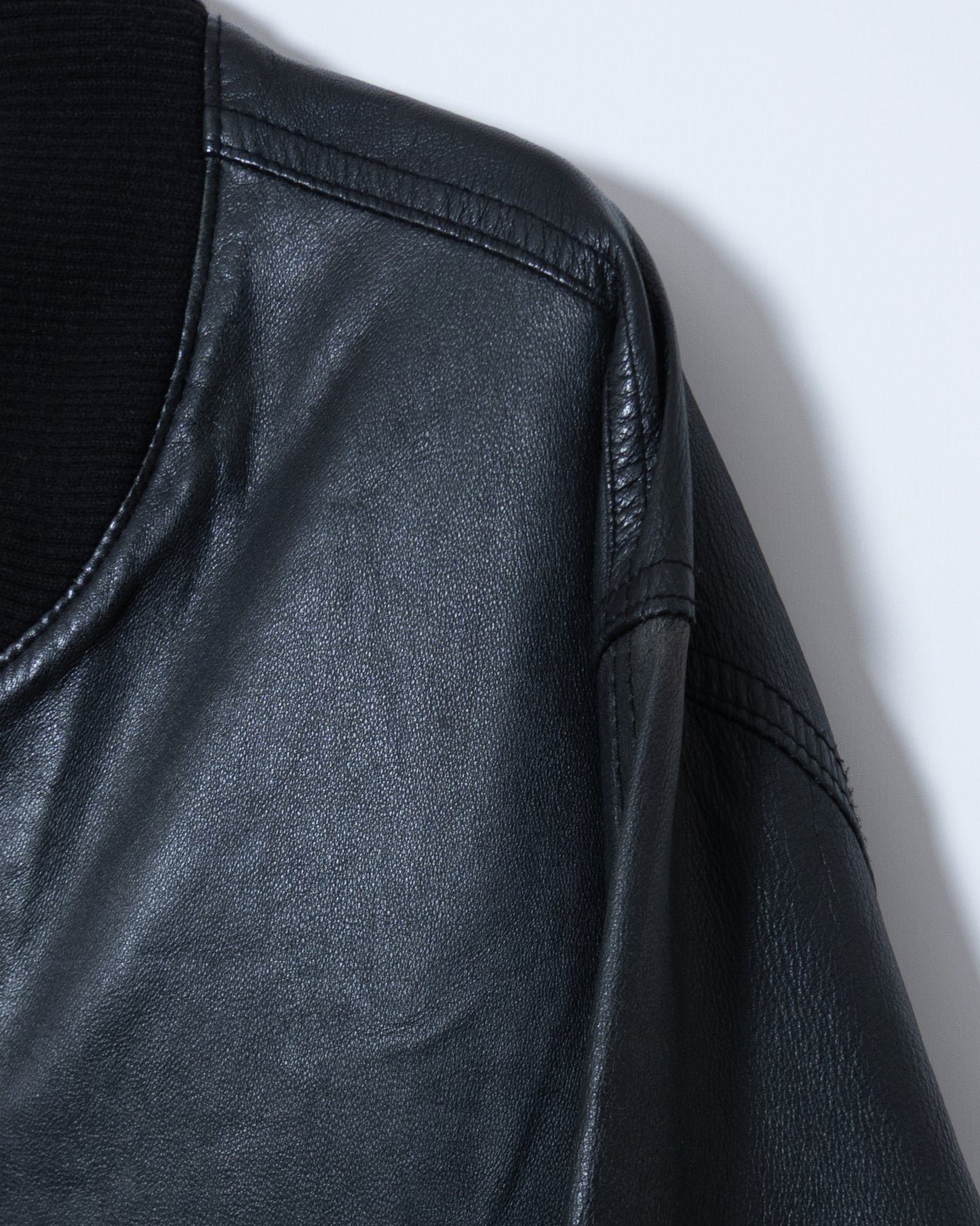 Deerskin leather jacket