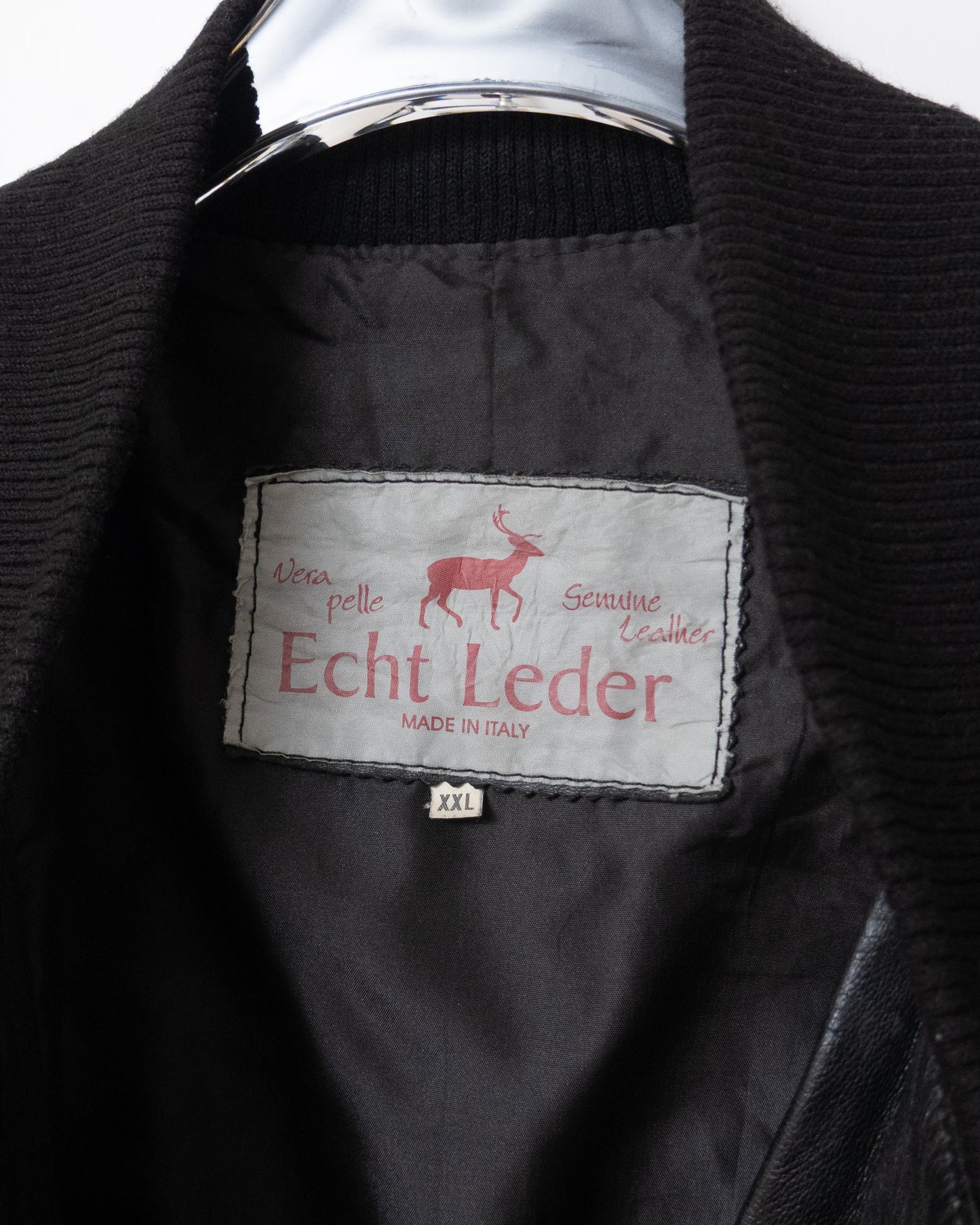 Deerskin leather jacket