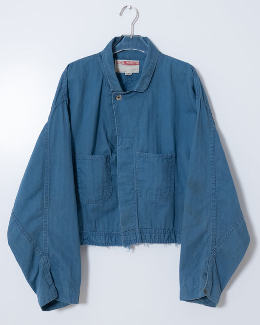 Vintage cutoff jumpsuit HBT work jacket