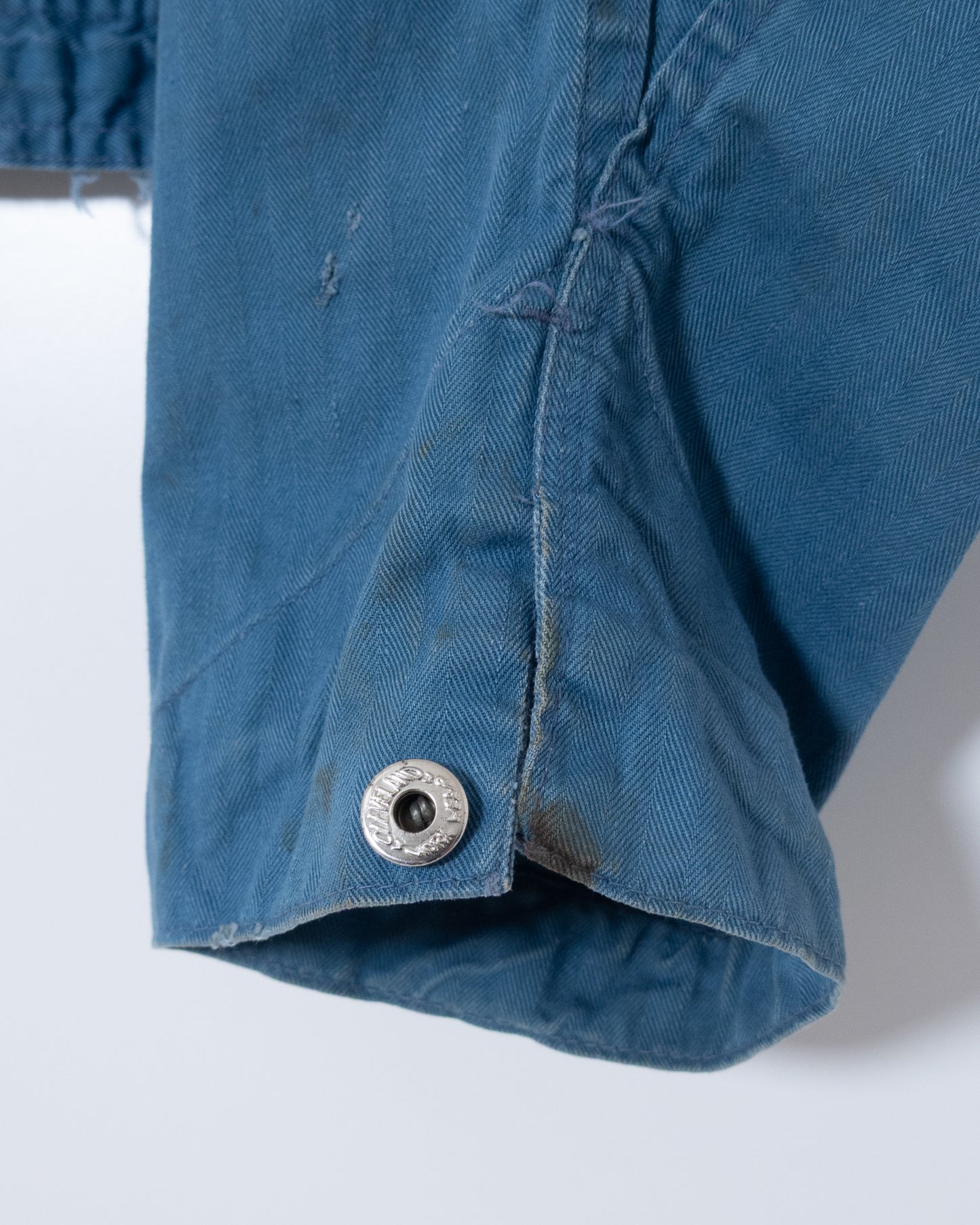 Vintage jump suit cut-off HBT work jacket