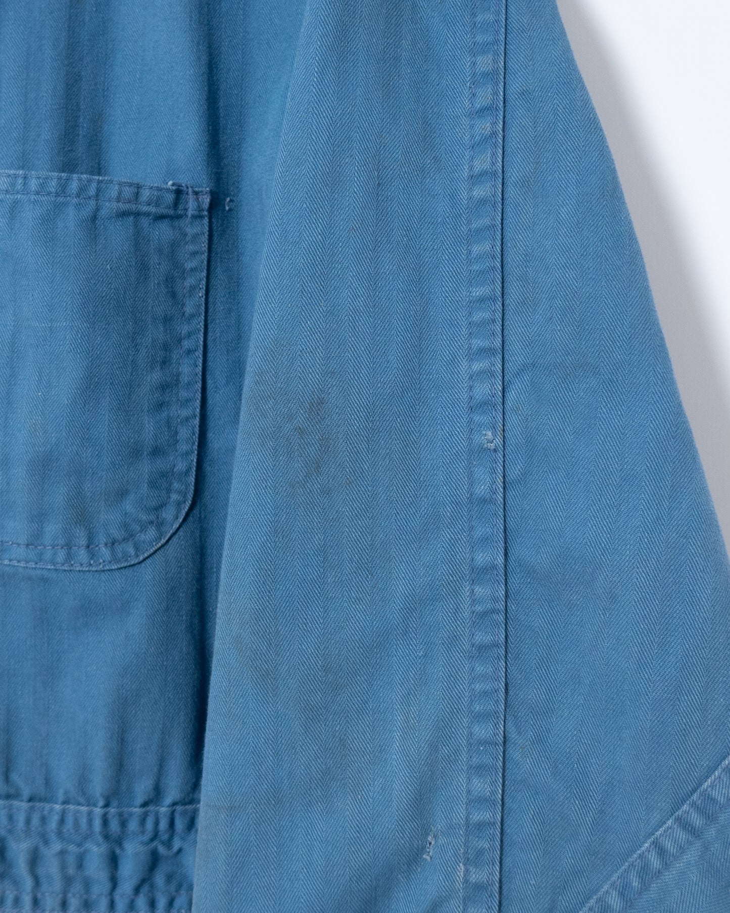 Vintage jump suit cut-off HBT work jacket