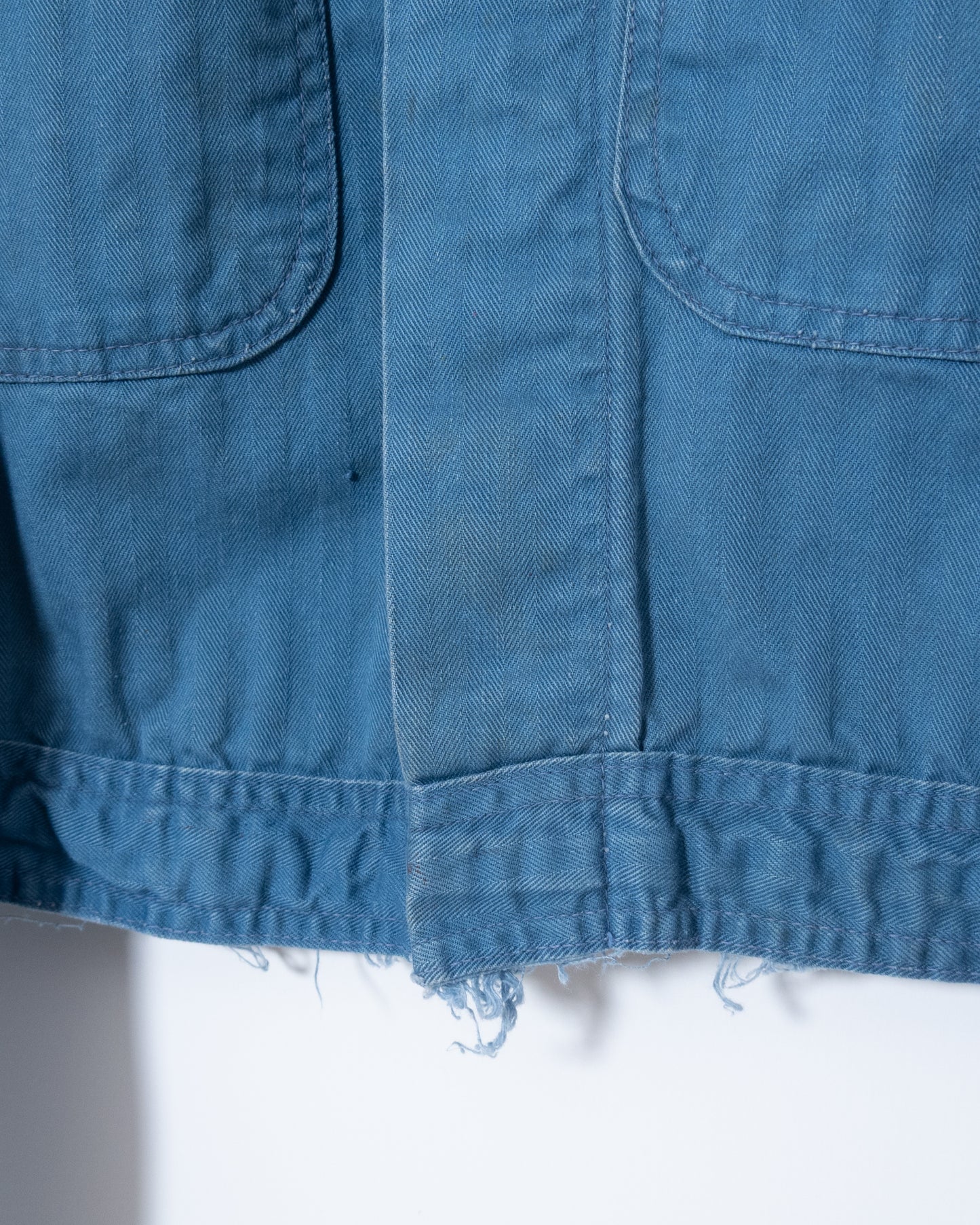 Vintage jump suit cut-off HBT work jacket