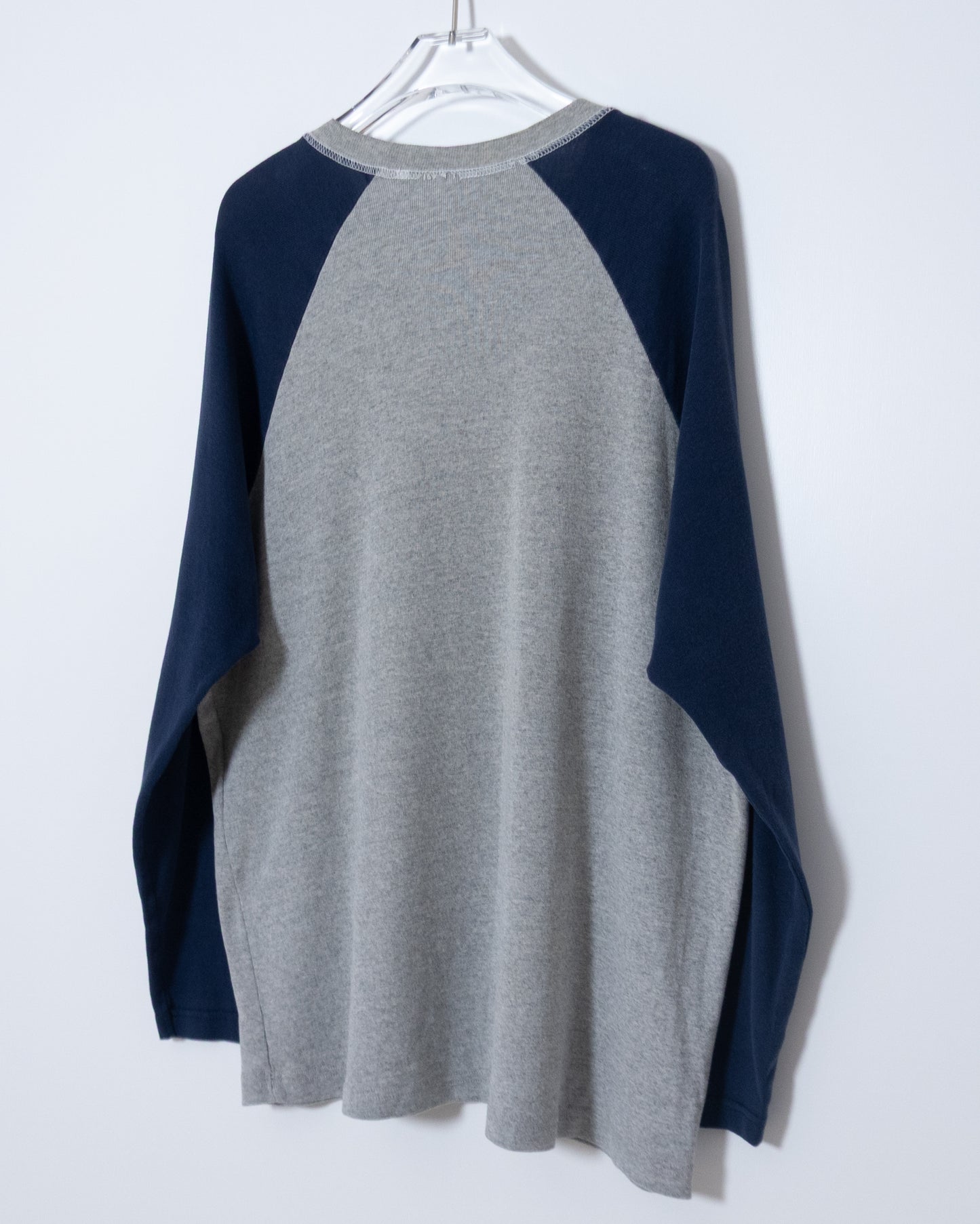 2-tone raglan L/S t-shirt