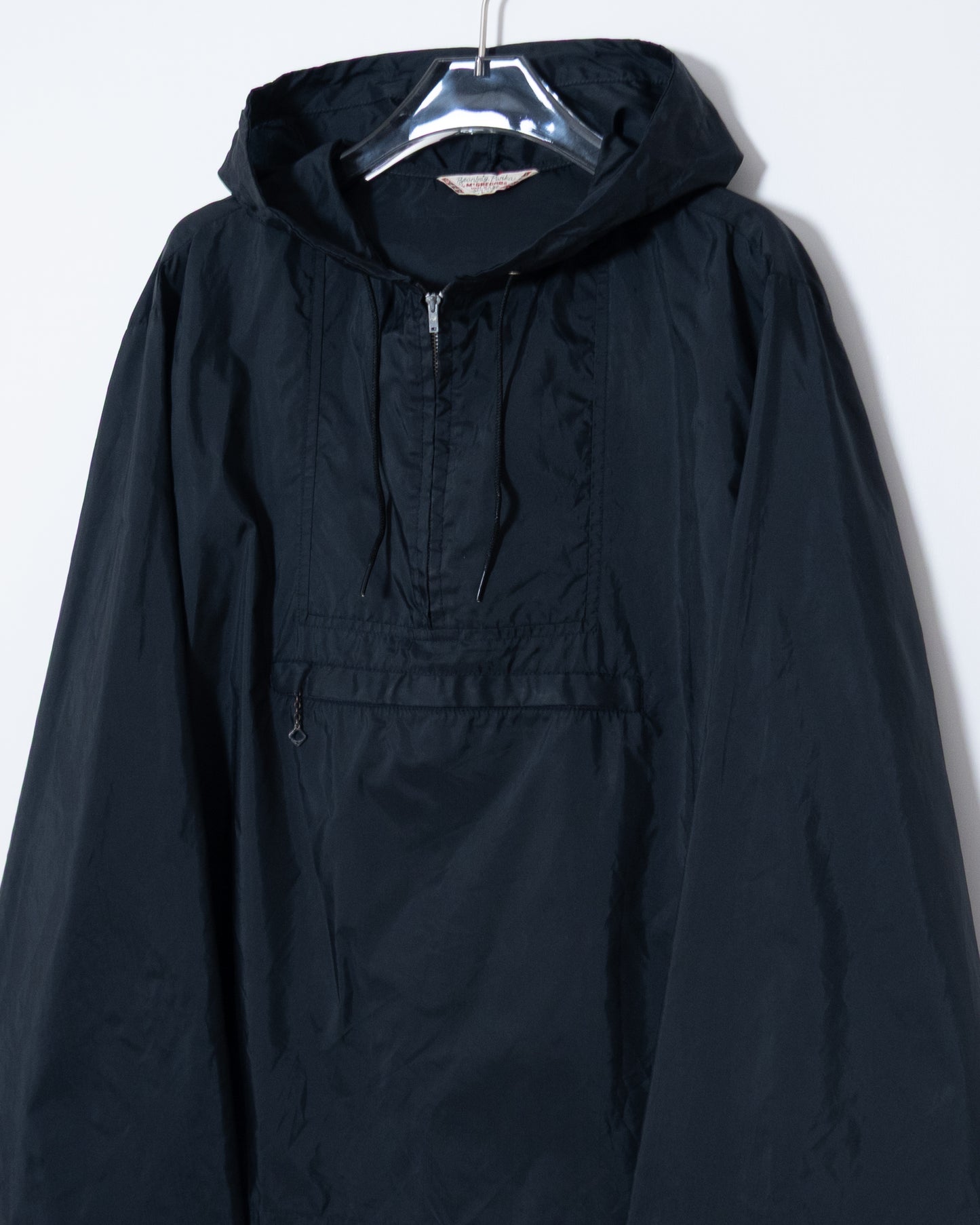 vintage "McGREGOR" half-zip nylon hooded jacket