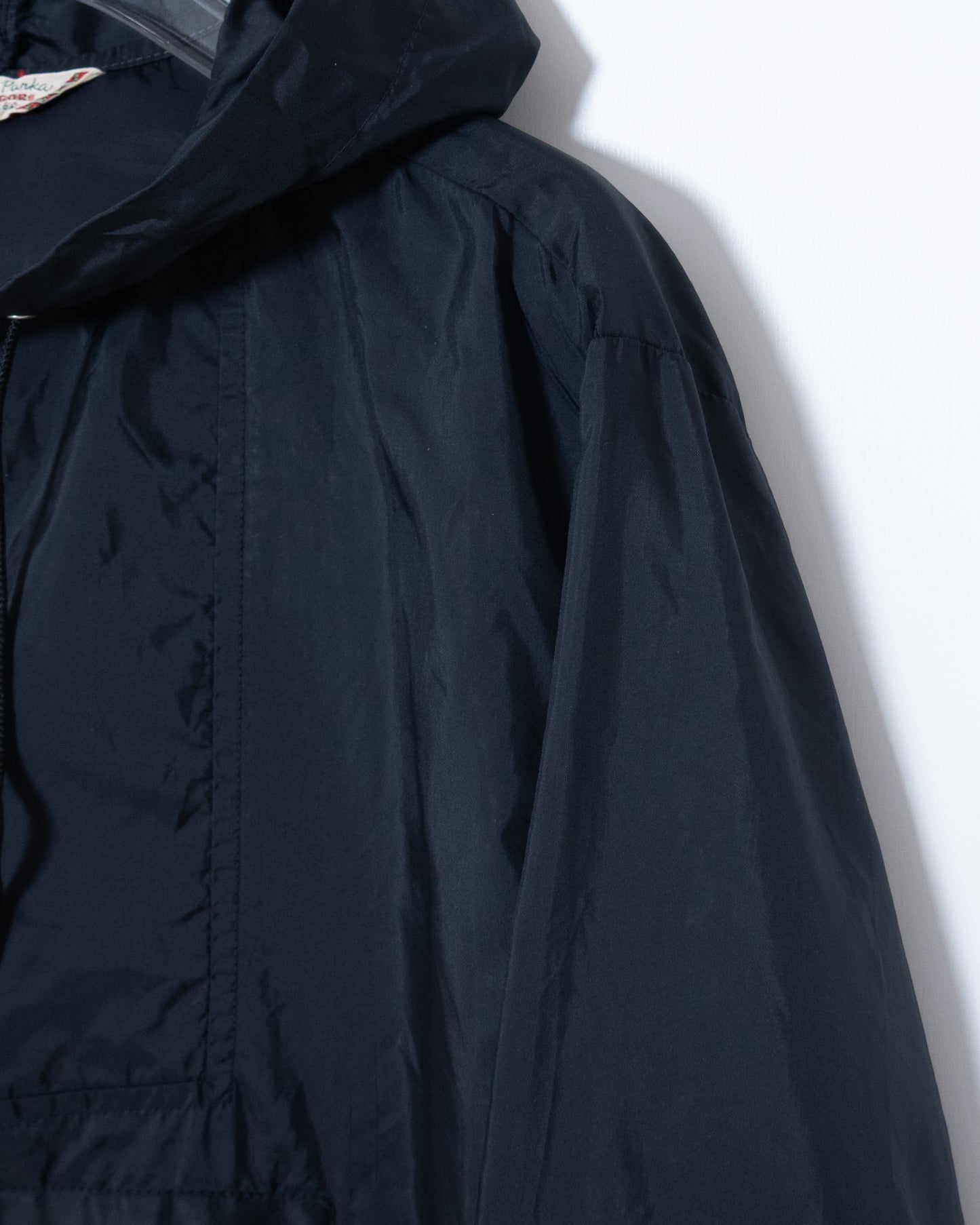vintage "McGREGOR" half-zip nylon hooded jacket