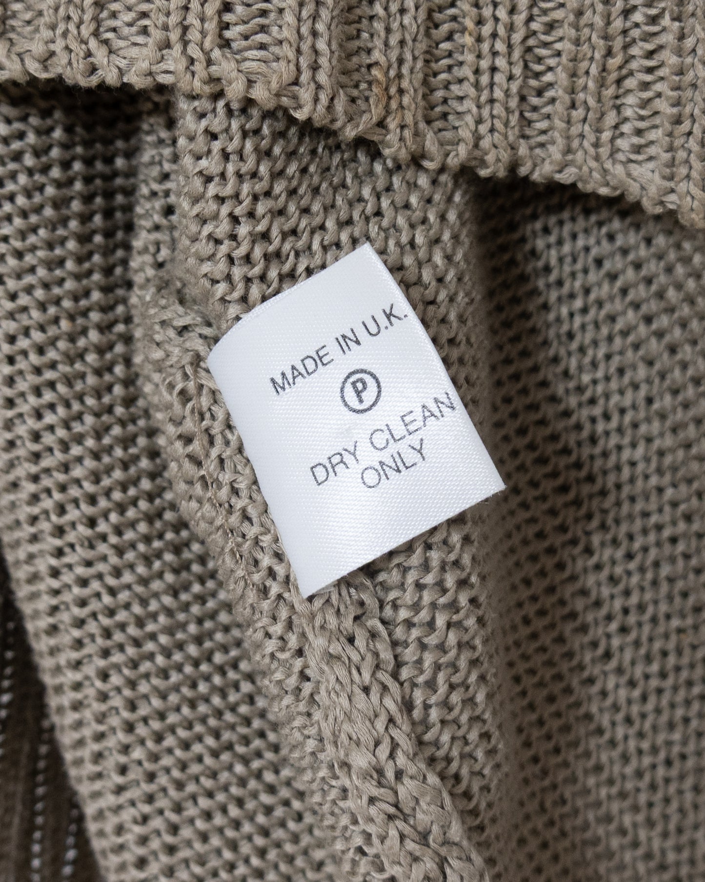 "SHIRIN GUILD" extra wide silhouette cotton knit cardigan