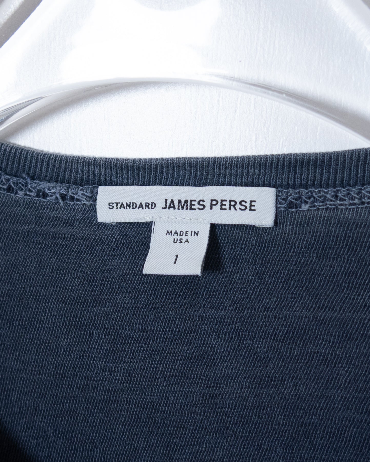 "JAMES PERSE" henley neck long-sleeve t-shirt