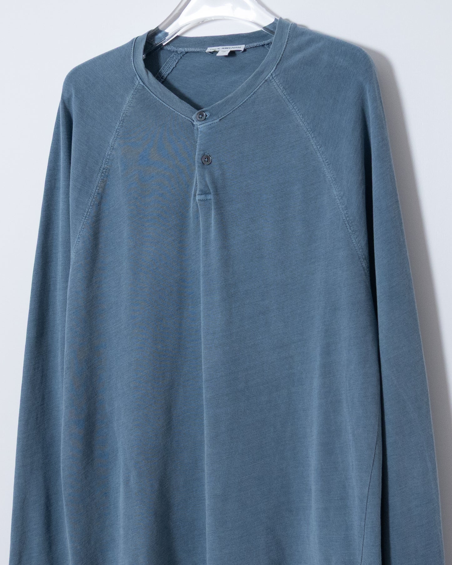 "JAMES PERSE" henley neck L/S t-shirt