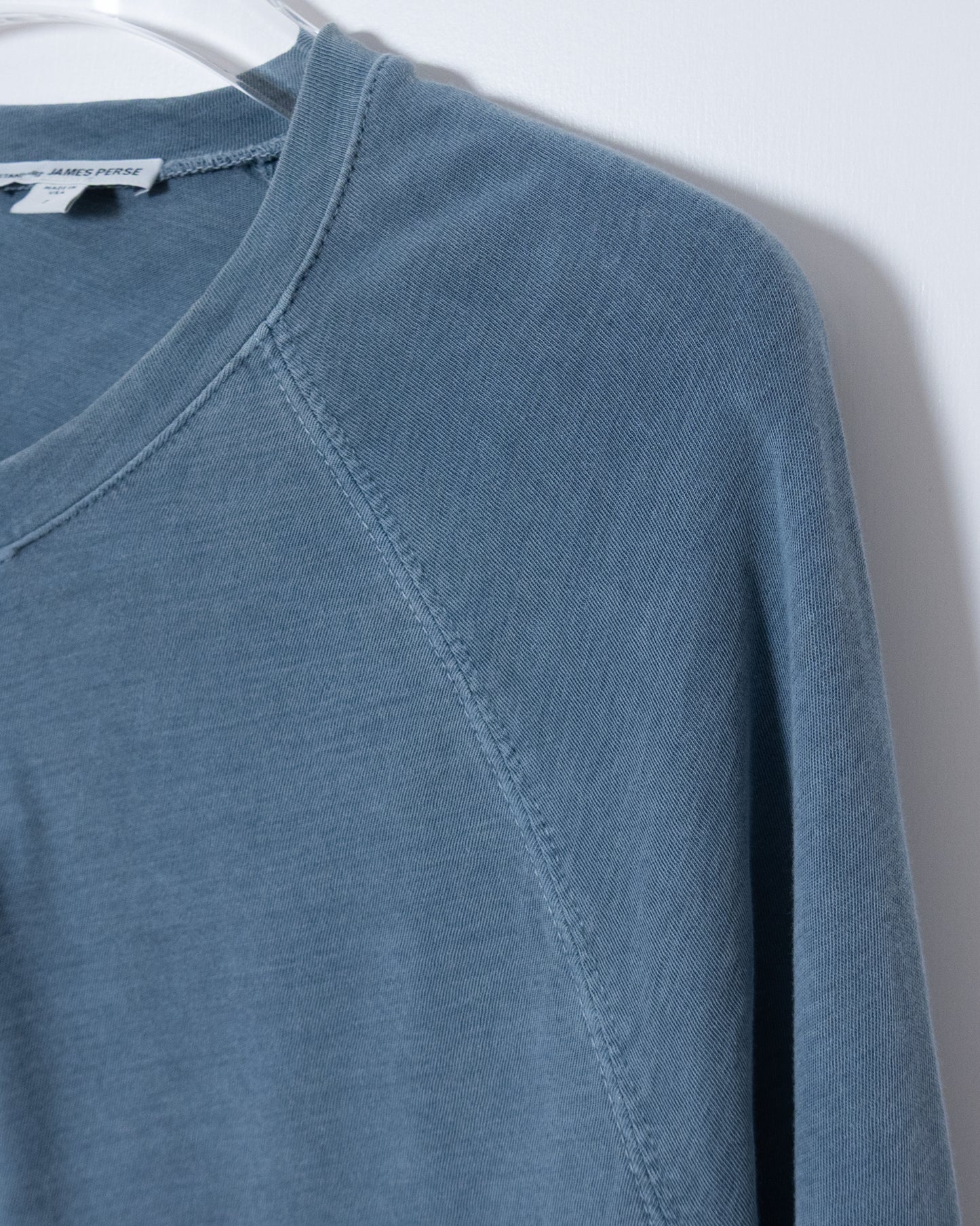 "JAMES PERSE" henley neck L/S t-shirt