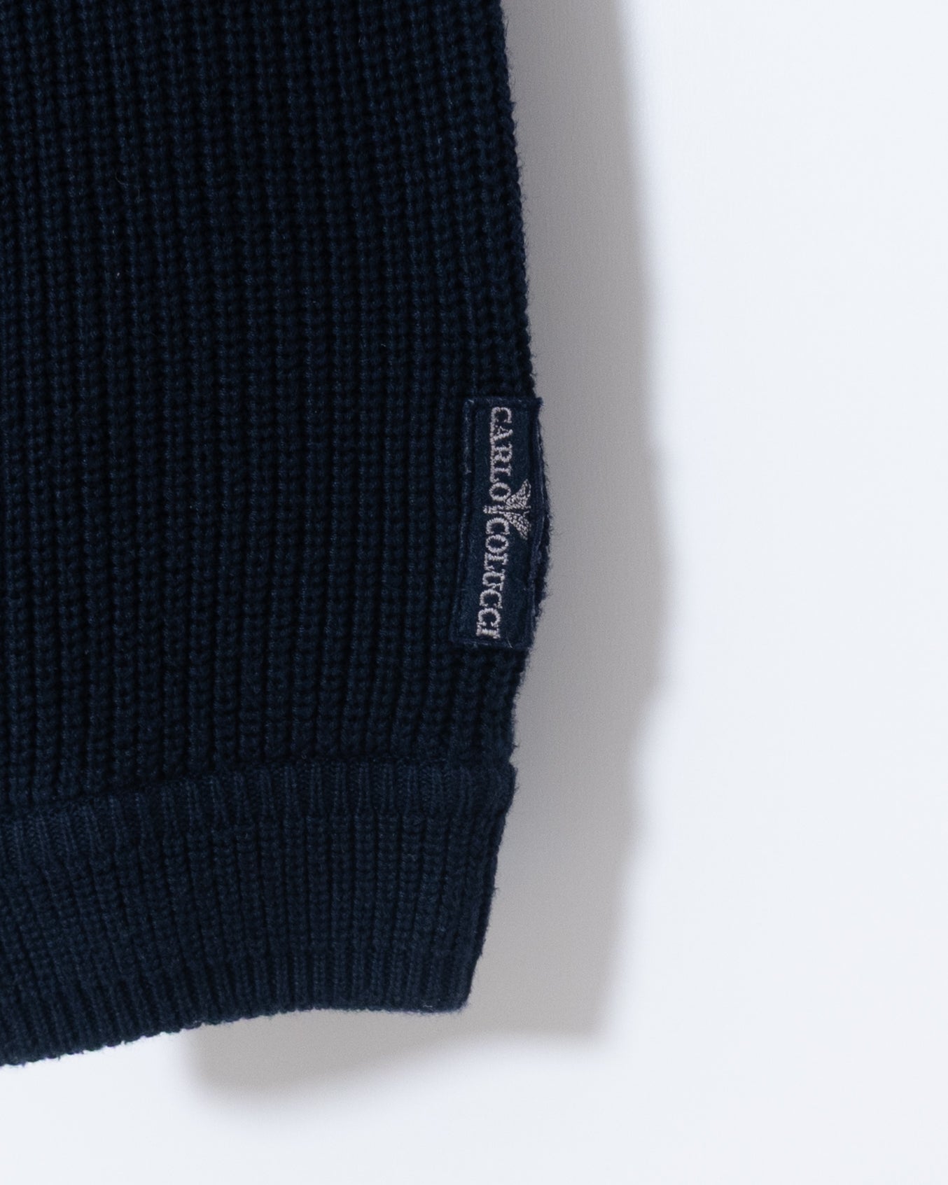 "CARLO COLUCCI" cotton knit sweater