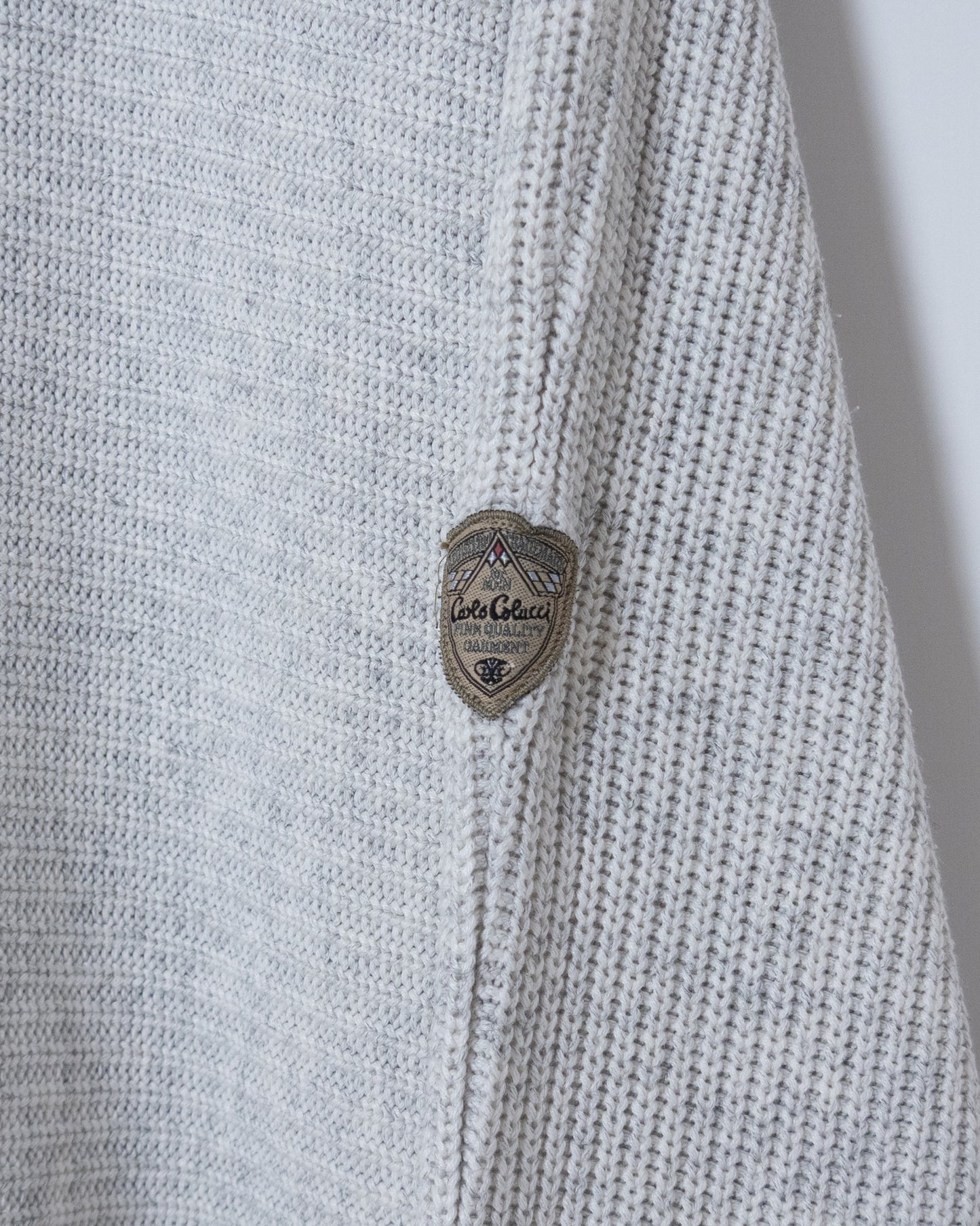 "CARLO COLUCCI" cotton knit sweater