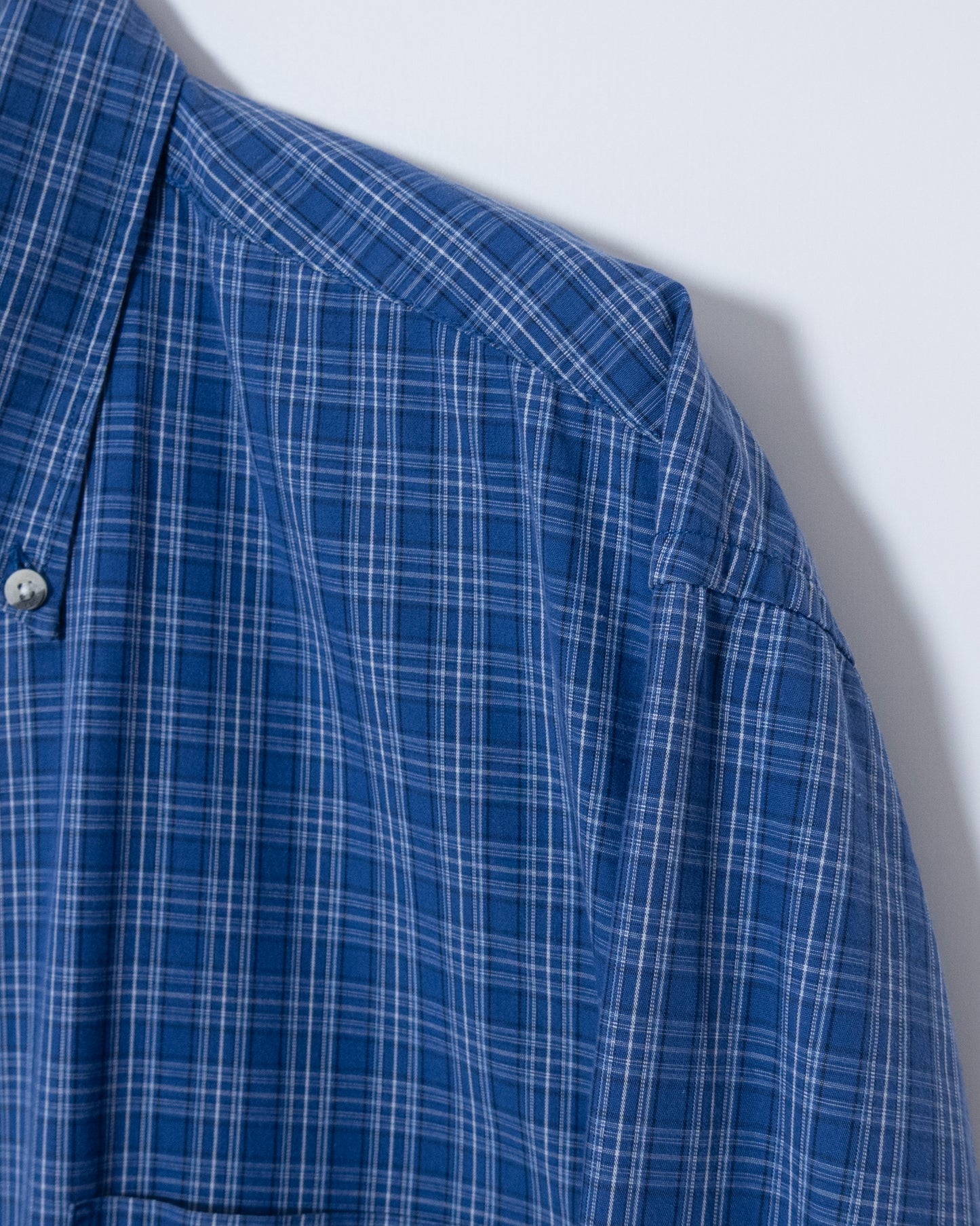 Euro "ASICS" plaid shirt