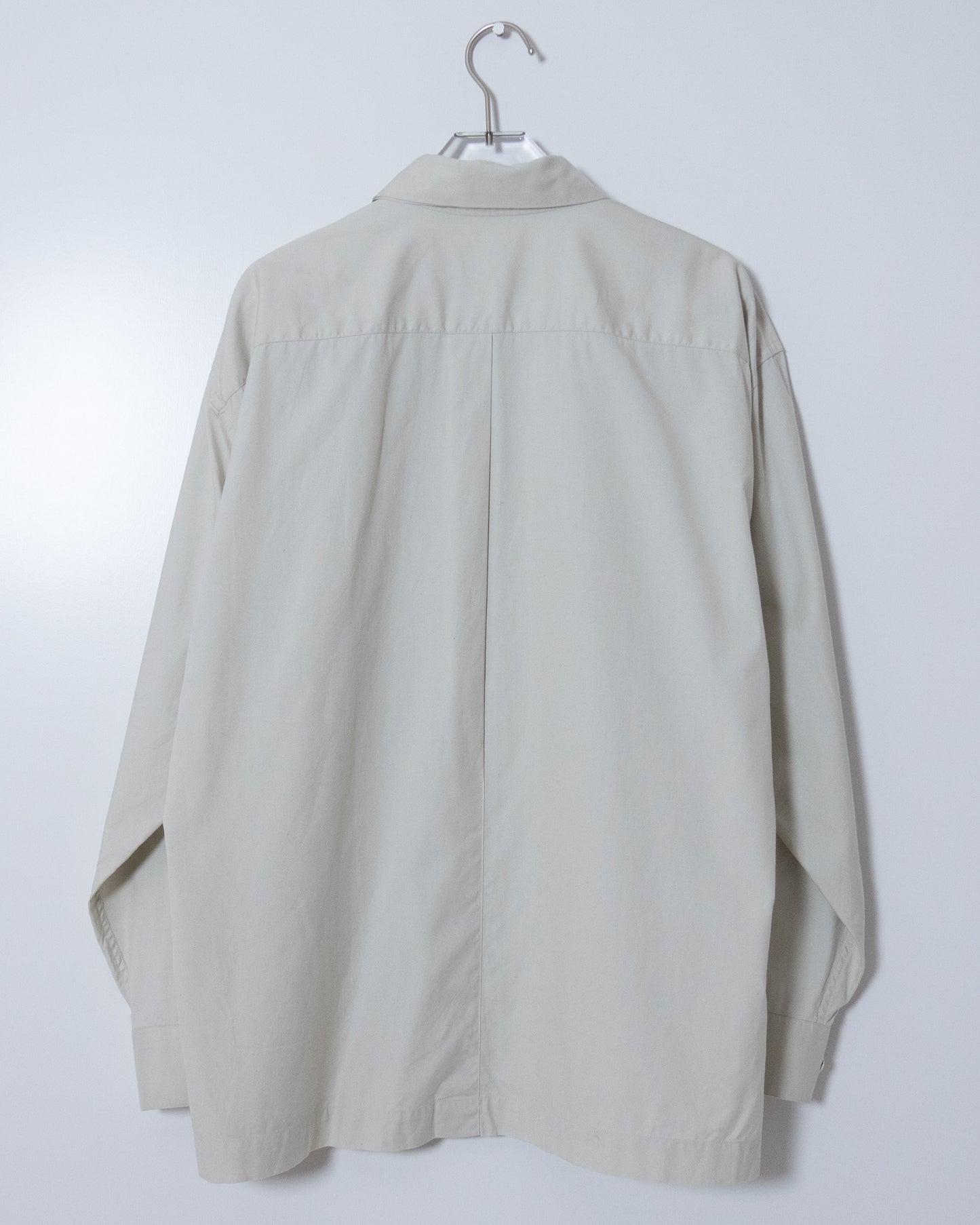 "ISSEY MIYAKE MEN" double-collar cotton shirt