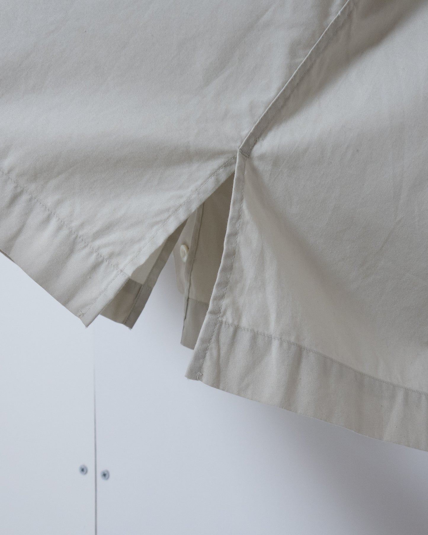 "ISSEY MIYAKE MEN" double-collar cotton shirt