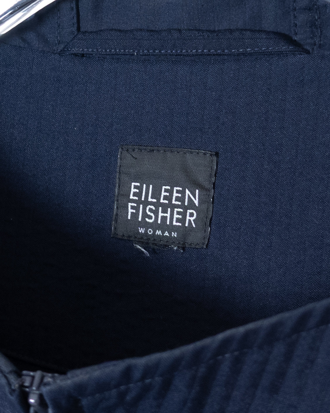 Seersucker zip-up hooded coat