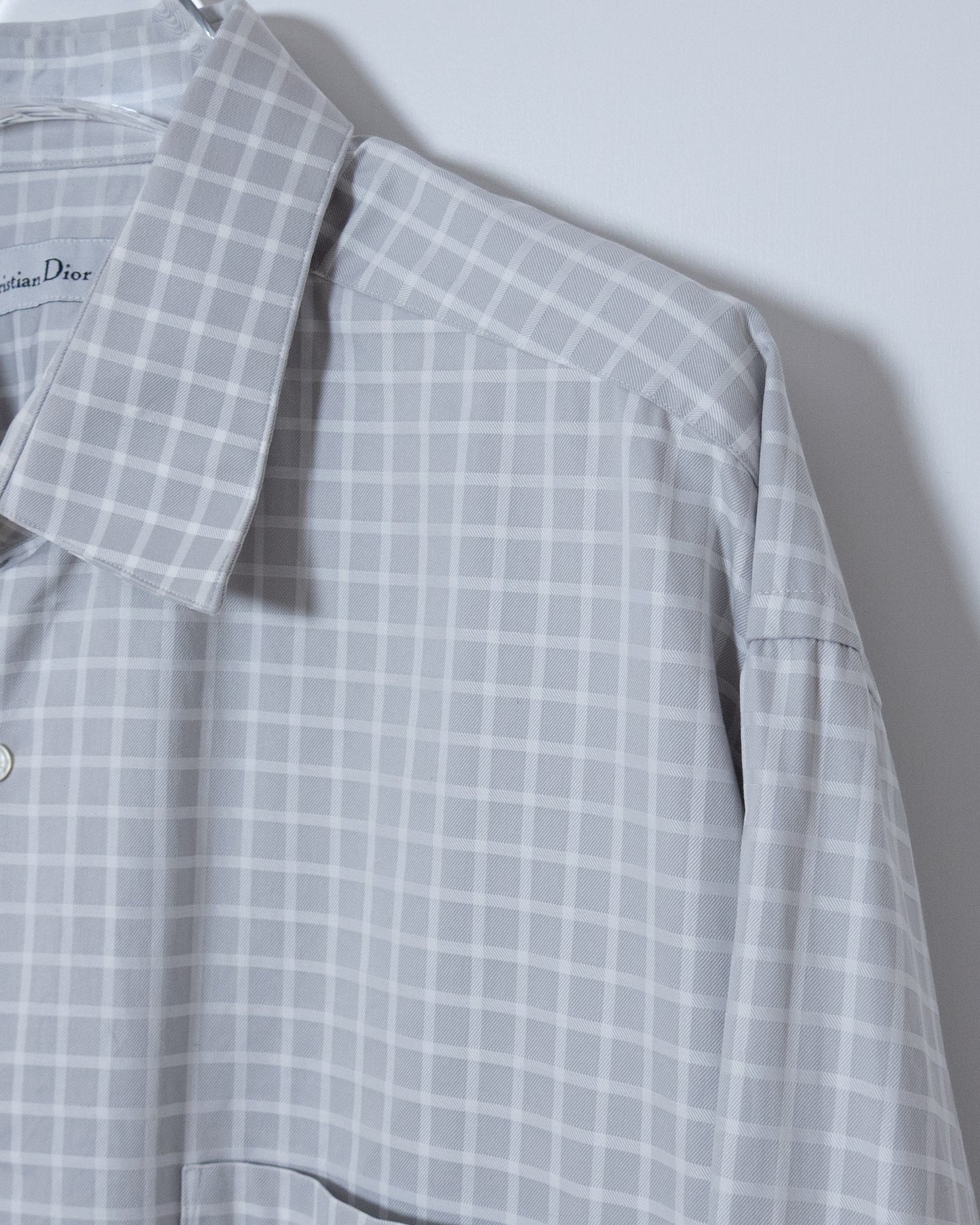 "Christian Dior" plaid shirt