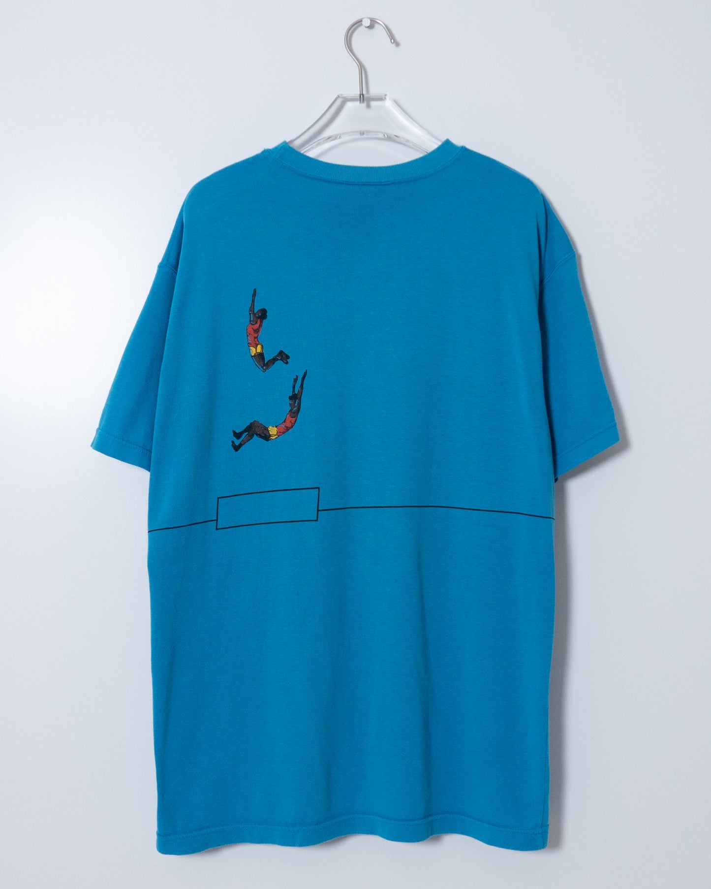 Euro "adidas" both sides printed T-shirt