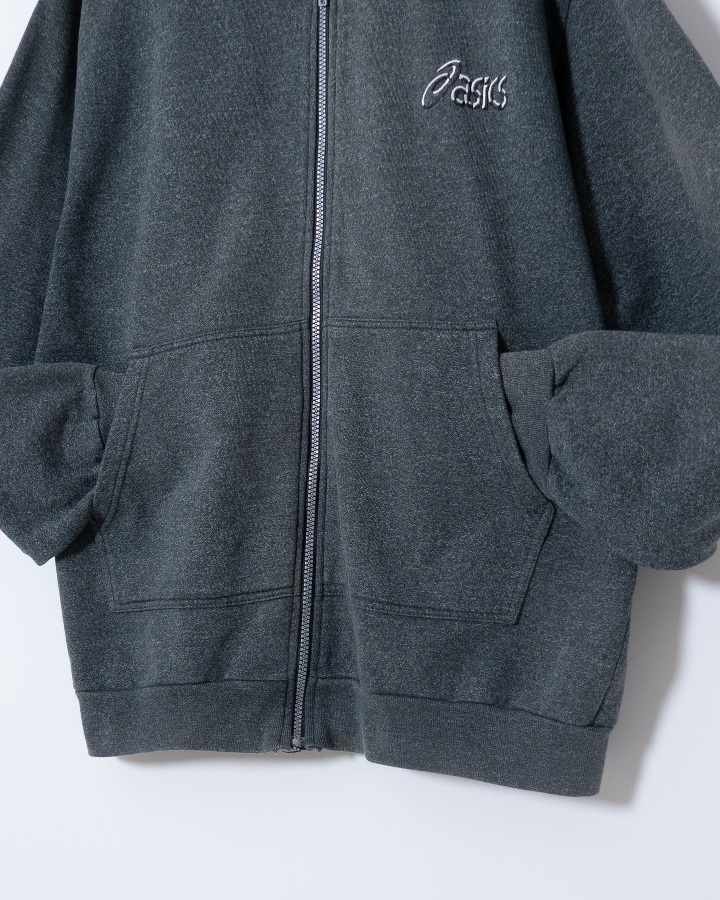 Euro "ASICS" bomber type zip up sweat
