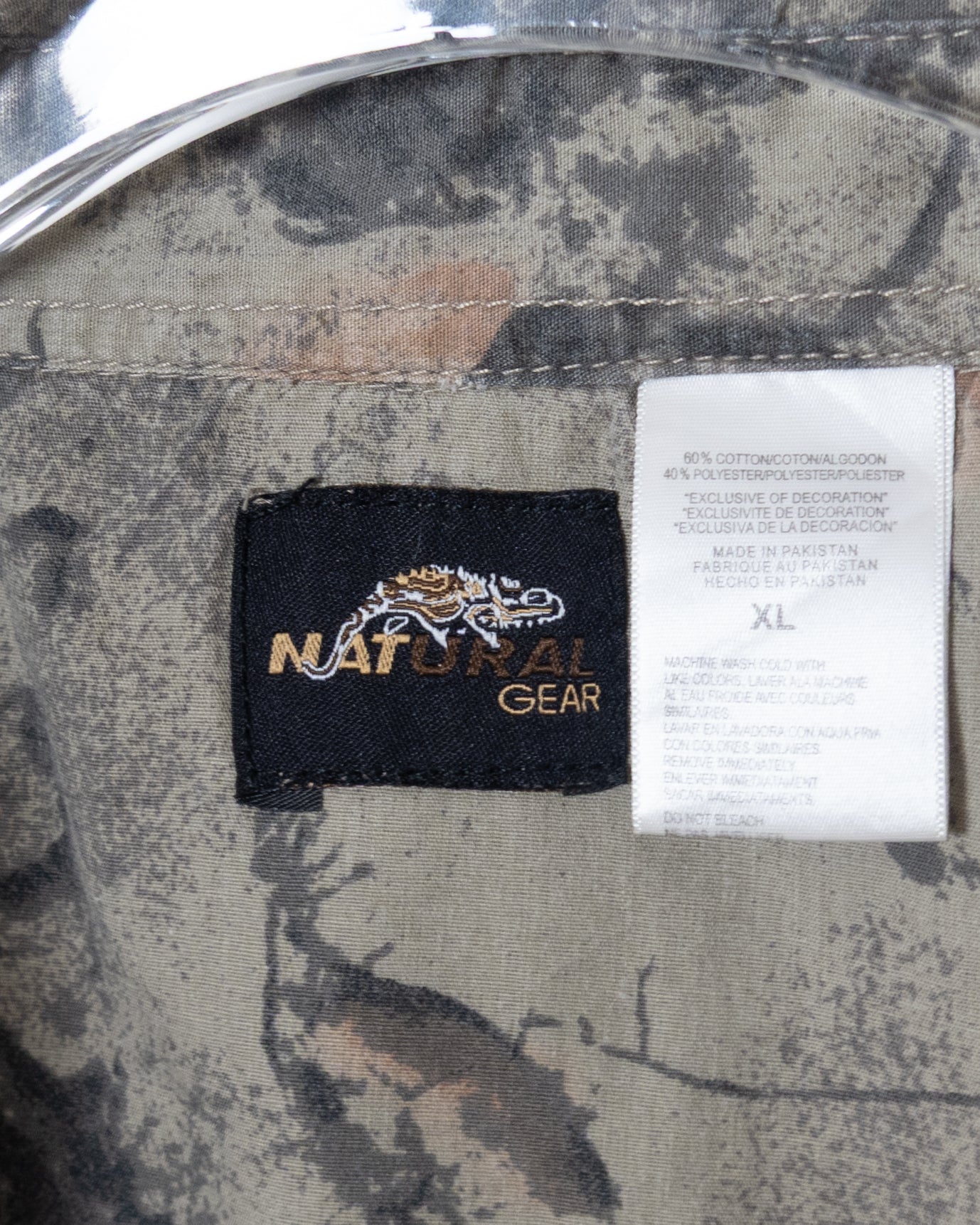 camouflage pattern shirt