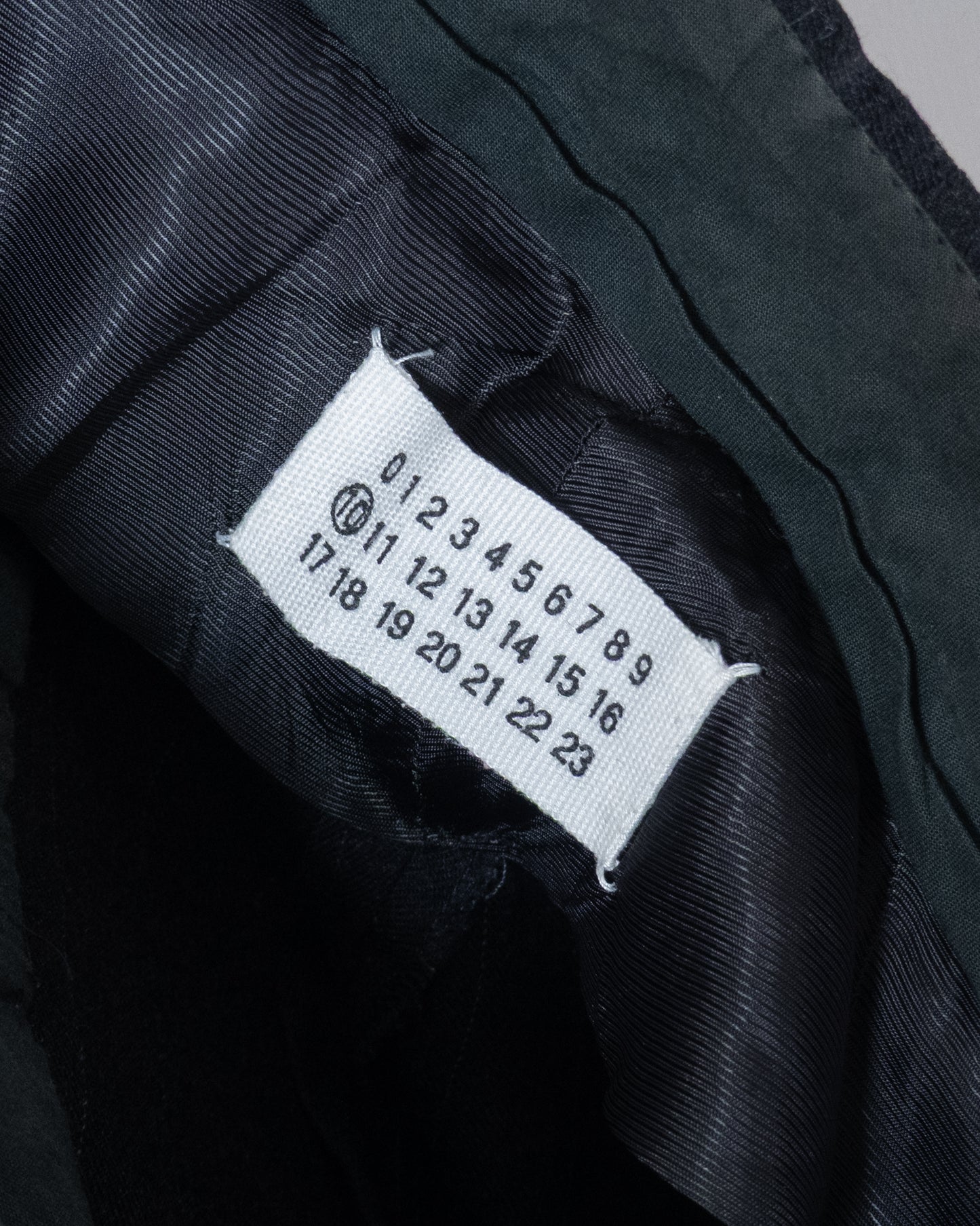 "Maison Martin Margiela" stripe wool slacks