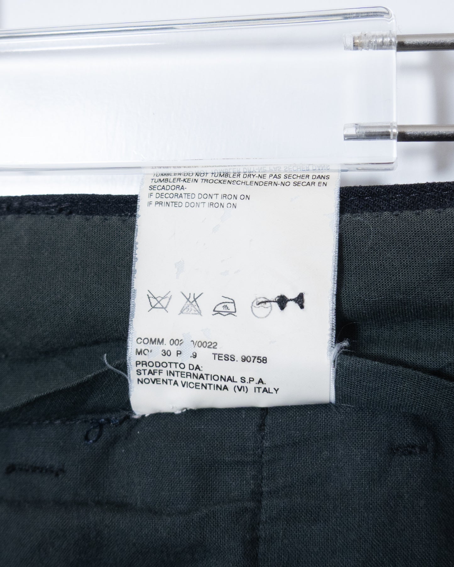 "Maison Martin Margiela" stripe wool slacks