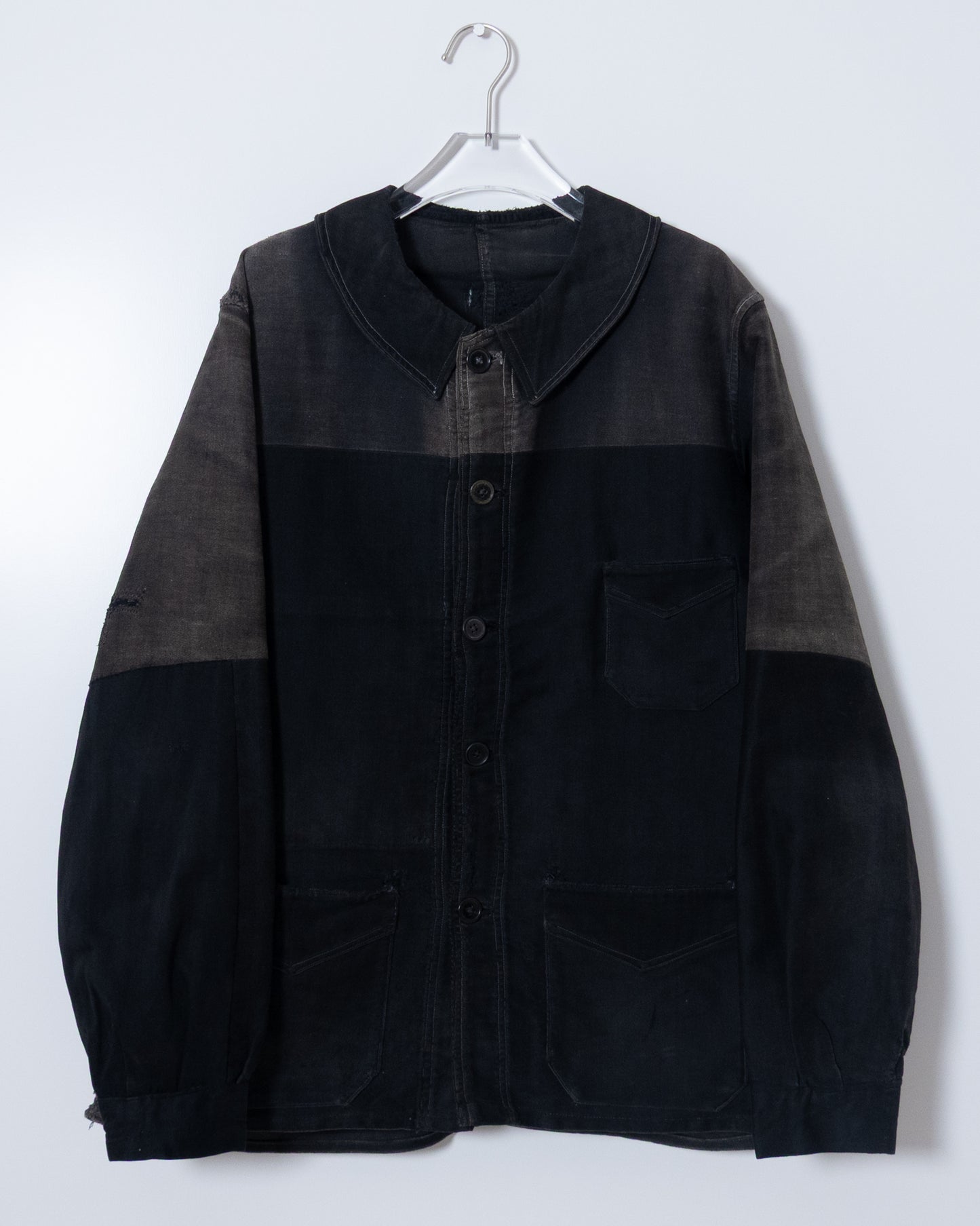vintage amazing repaired moleskin jacket