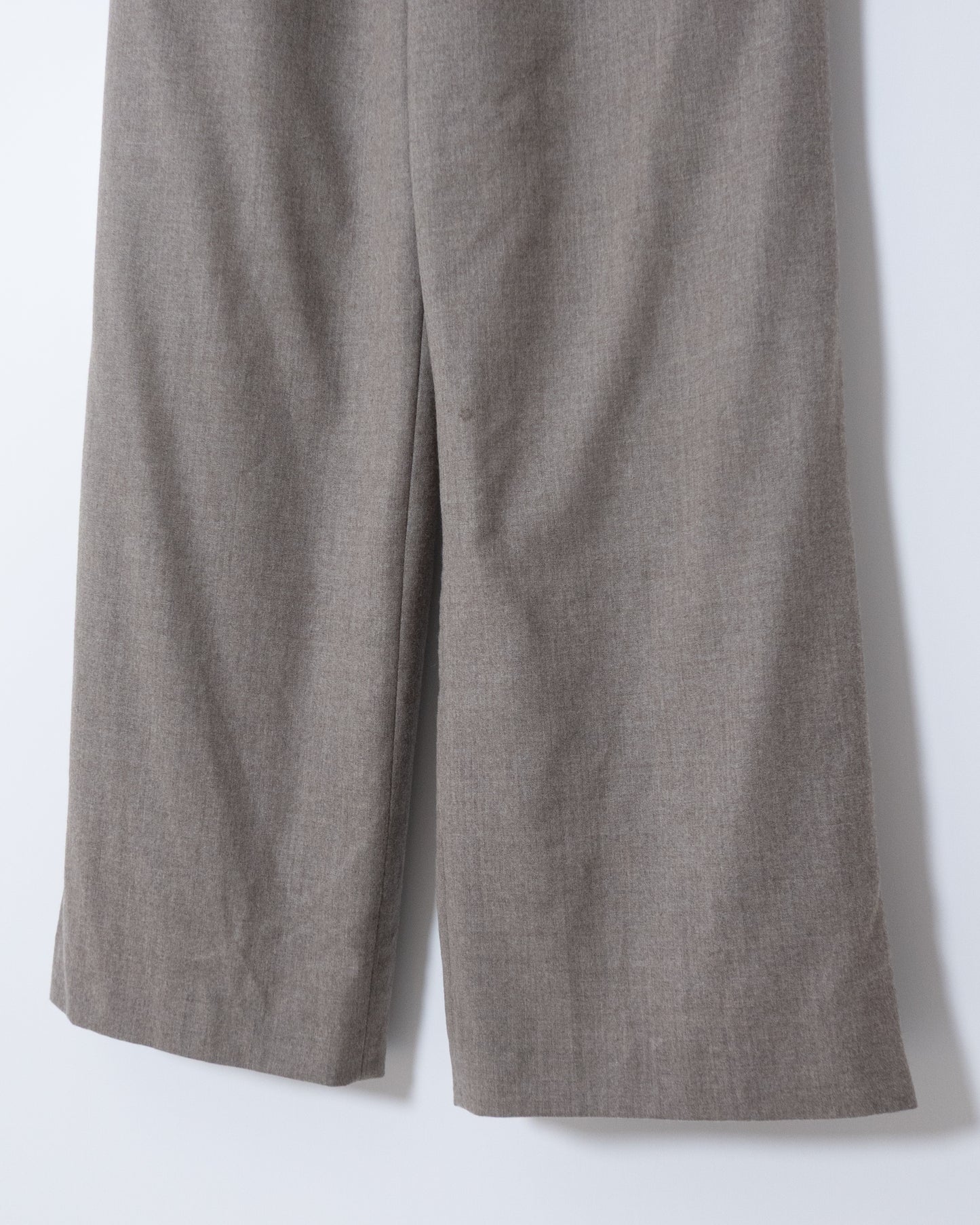 "eskandar" wide wool easy pants