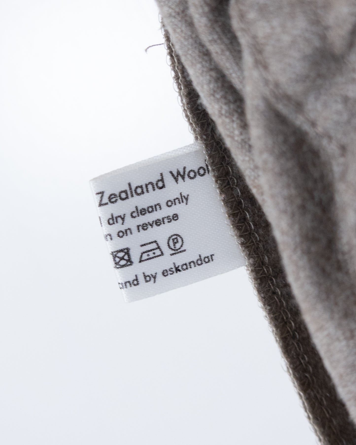 "eskandar" wide wool easy pants