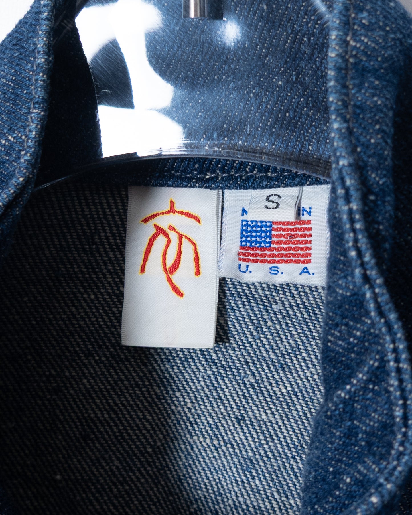all hemp denim multiple pockets jacket