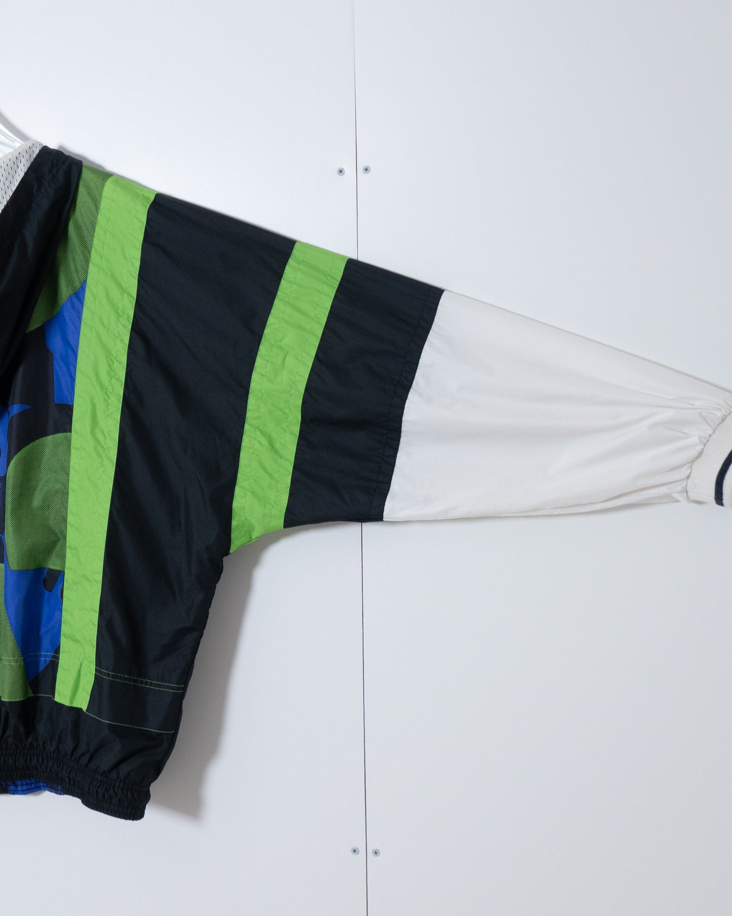 "NIKE" all over pattern nylon hooded jacket